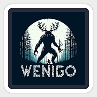 Wendigo Blue Forest Sticker